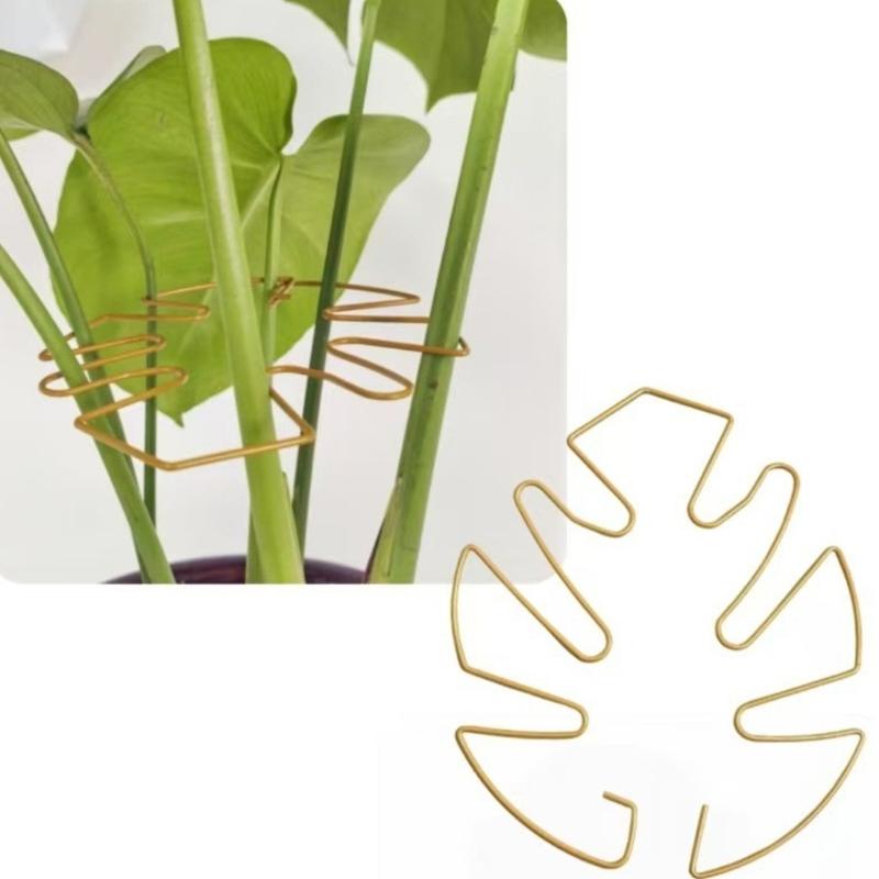 Artistic Metal Plant Cage Stabilizer Stand For Potted Plant Stable Ground Anchoring System Garden Decoration Accessories
