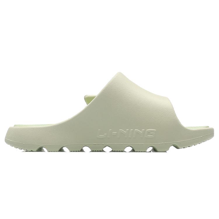 New LiNing Slide Slippers Women's Vanilla Green ABTR006-3