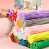Pipe Cleaners For Flowers Chenille Stem Pipe Kid Diy Creative Toy Chenillewire Craft Kindergarten Handmade Material Plush Strips
