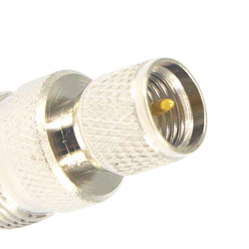 4/6pcs UHF Female to UHF Male Adapter Straight F/M Antenna Coaxial Connector