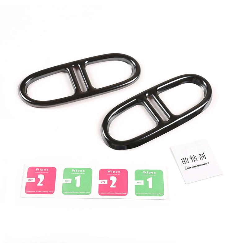 For Mercedes-Benz GLA H247 4WD 20-21 Stainless Steel Rear Bumper Dual Exhaust Pipe Trim Exhause Cover Car Accessories