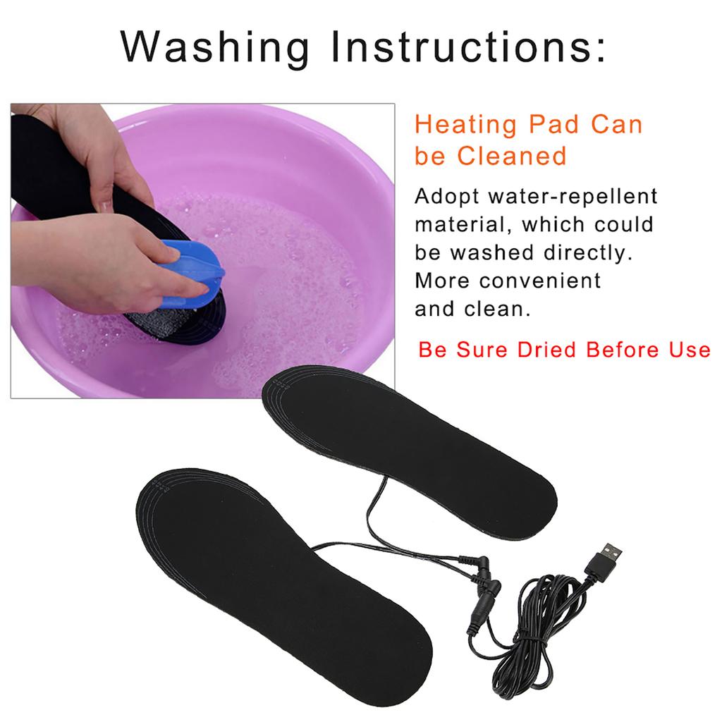Unisex Electric Heated Insoles Warm Shoe Inserts for Shoes Boot Keep Warm Shoe Pad