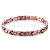 Magnetic Bracelet Women Men Alloy Retro Geometric Cuff Bangle Jewelry Gift