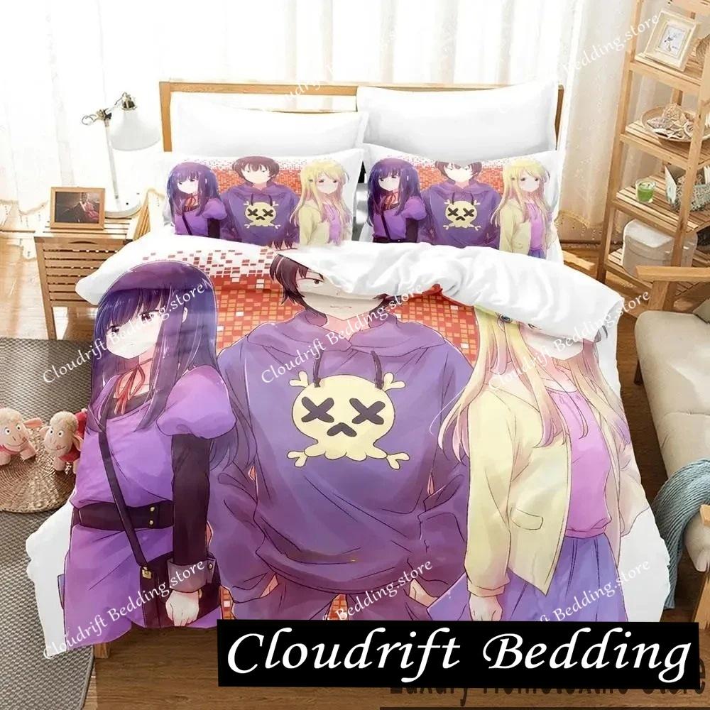 Hi Score Girl Anime Bedding Set Duvet Cover Bed Set Quilt Cover Pillowcase Comforter king Queen Size Boys Adult Bedding Set