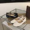 Spring New Round Toe Women Mary Jane Flats Shoes Shallow Ladies Casual Ballet Shoes Soft Sole Luxury Leather Shoes Zapatos Mujer