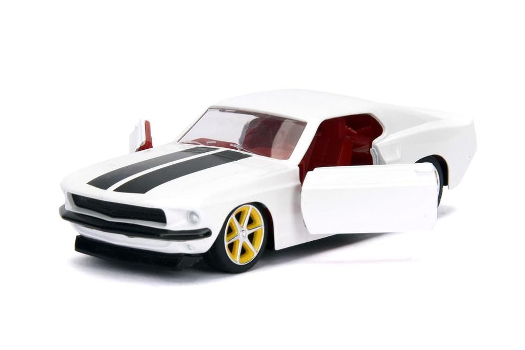 Jada Toys Fast Furious Series Ford Mustang MKI White Dokončený produkt & 1/32 F&F (římský)