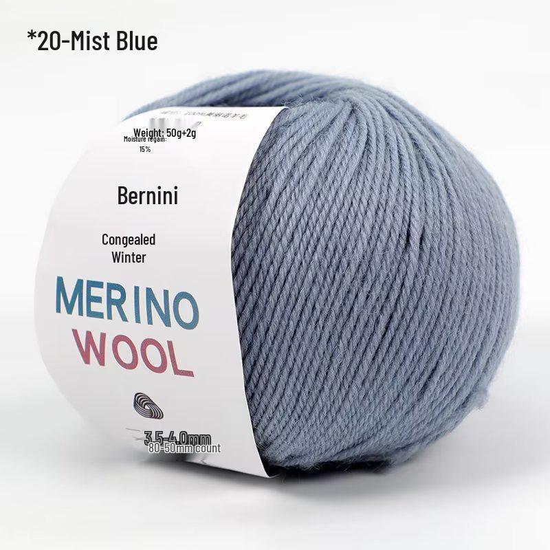 100% Merino Wool Medium Fine Yarn - Morandi Color System 212 for Hand Knitting Sweaters, Scarves, and Jackets