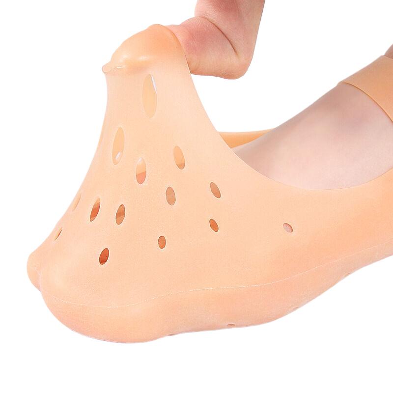 1 Paar S/L Spa Silikonsocken Feuchtigkeitsspendende Gel Bootssocken Verhindern Fußtrockenheit Rissige Tote Haut Entfernen Fußpflege Werkzeuge