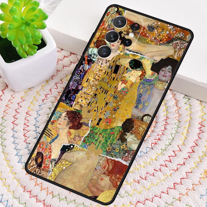 Kiss by Gustav Klimt Silicone Phone Case For Samsung Galaxy note 10 pro S26 S25 S24 S23 S22 S21 Plus S25Ultra Capa Cover