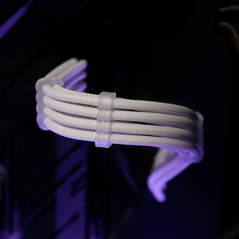 Psu Atx 24Pin Extension Cable Nylon Braided 8-Pin 6+2Pin Cord 24-Pin Motherboard Extension For Computer Pc Case Power Cable Kit