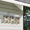 Set of 3 Fir Wood Bat Boxes, 18x6x22.5 Cm, Wood Color