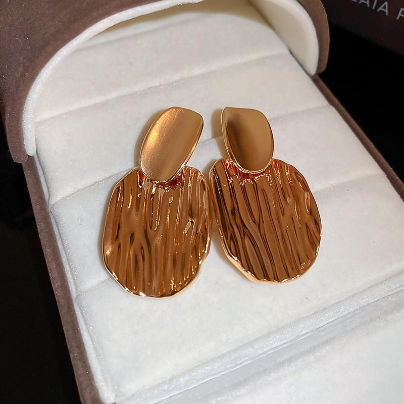 Boucles d'oreilles vintage Argent Aiguille Cœur & Fleur Pendentif Pompon