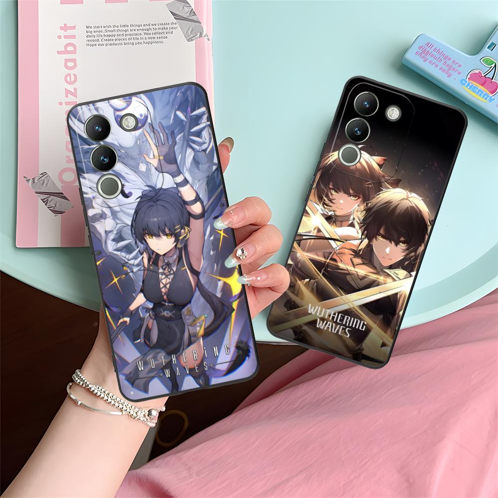 Wuthering Waves Rover Matte TPU Mobile Phone Case for VIVO V60 V50 V40 V30 V29 V27 V25 V23 Pro Lite 5G Colorful Printing Cover
