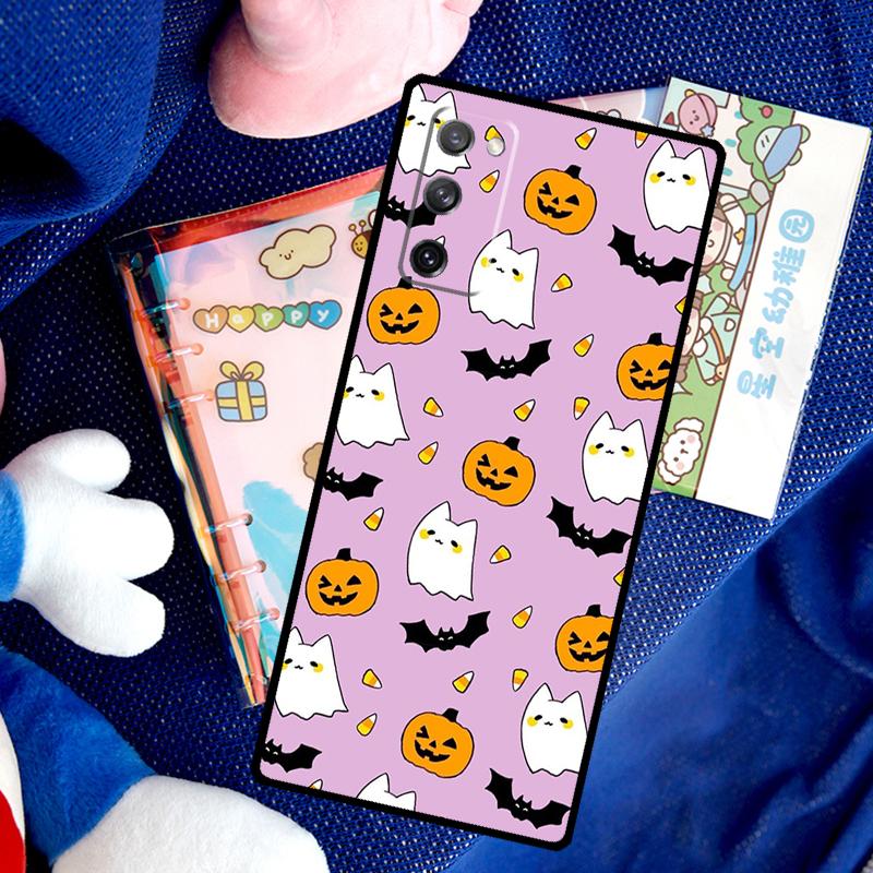 Halloween Pumpkin Case For Samsung Galaxy S26 Ultra S24 S23 S22 S21 S25 Ultra S10 S20 Plus S25 FE Cover Funda