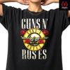 Camiseta Unisex Premium de Algodón Banda de Rock Heavy Metal Guns N' Roses