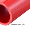 X AUTOHAUX Silicone Hose, Straight Silicone Hose, Silicone Pipe, Radiator Hose, Inner Diameter 1.8