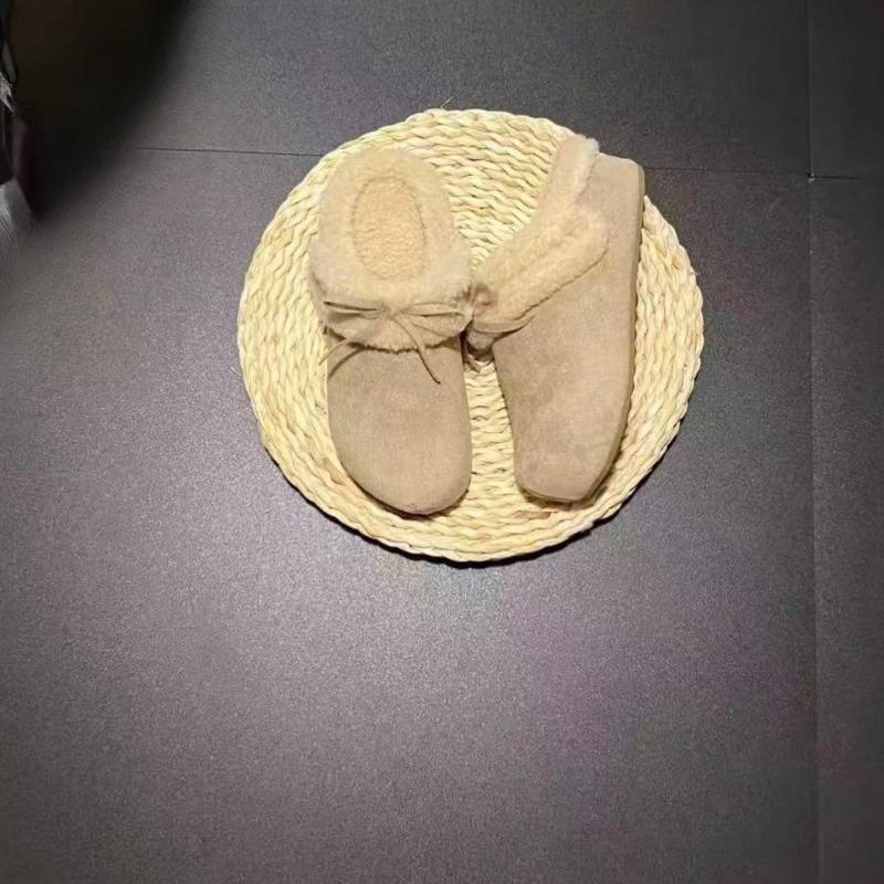 New Autumn and Winter Cotton Slippers, Retro, Simple and Versatile Headband Shoes