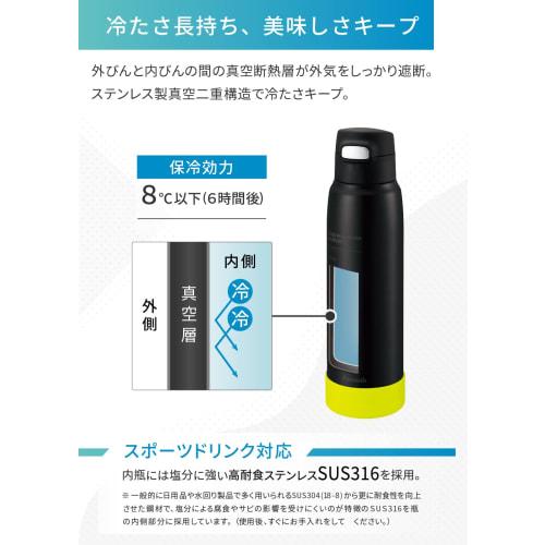 The-peacock Thermos Industry (The-peacock) Peacock Water Bottle with Straw, Large Capacity 900ml, Insulated Sports Drink Compatible, One-Touch Mug Bot