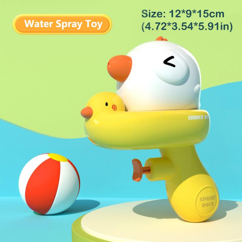 Cartoon Animal Water Spray Toy Outdoor Beach Blow-Water Toy Bathroom Kids Water Spray Bathroom Shower Bath Toys Children Gifts