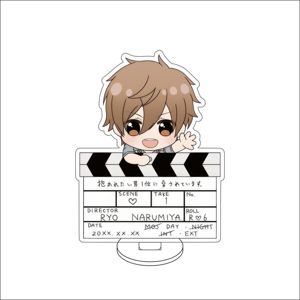 10CM Anime Dakaretai Otoko Odosarete Imasu Figure Stand Model JYUNTA AZUMAYA/TAKATO SAIJYO Cute Desk Decor Standing Sign Gifts
