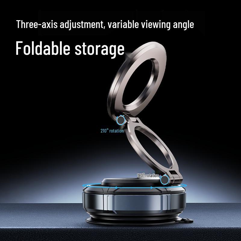 Car Vacuum Magnetic Dashboard Mount - Rotating, Multi-functional Phone Holder