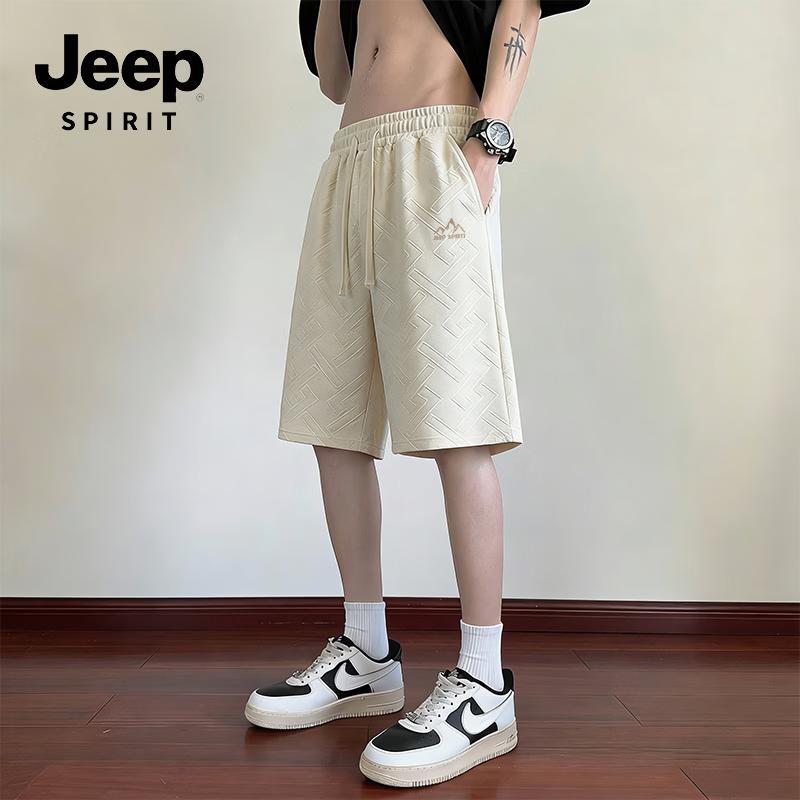 JEEP SPIRIT Men s Jacquard Casual Shorts M