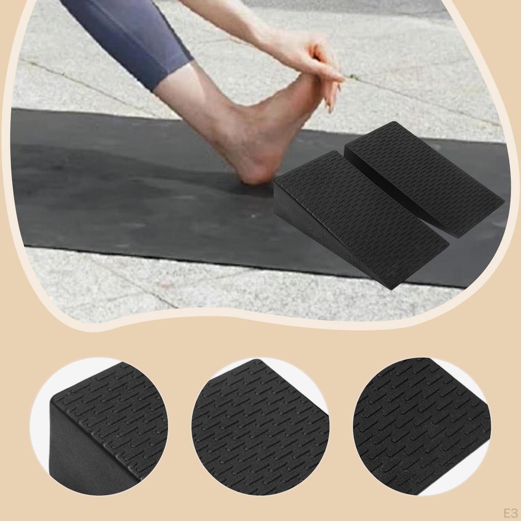 EVA Foam Wedge Block Anti Slip Calf Raises Training Equipment Squat Ramp Fitness Professional Slant