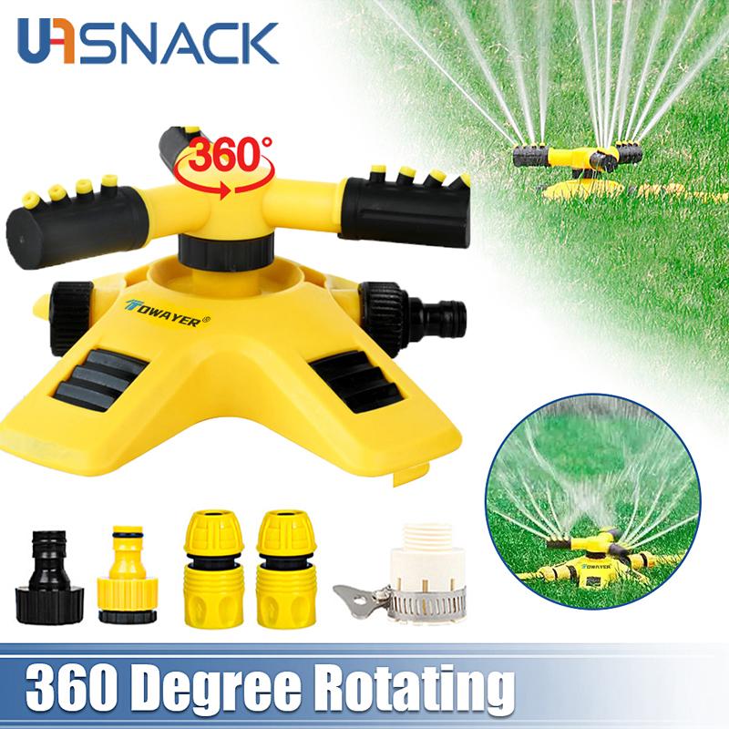 

Автоматический вращающийся на 360 градусов садовый газонный спринклер для двора, большой площади покрытия, спринклер для воды для орошения