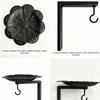 Cast Iron Wall Mounted Bird Feeder Vintage Metal Bird Bath Bird Feeding Station  Outdoor