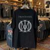 T-shirt Noir Unisexe Dream Theater Distance Over Time Logo de Groupe, Tailles S-5XL
