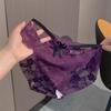 Women's New Sexy Lace Hollow Transparent Net Yarn Without Trace in The Waist Triangle Briefs