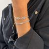 Salgat White Leaf Bracelet