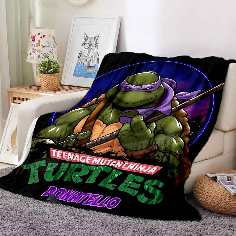 1pc Turtles Blanket Versatile for Couch, Office Bed