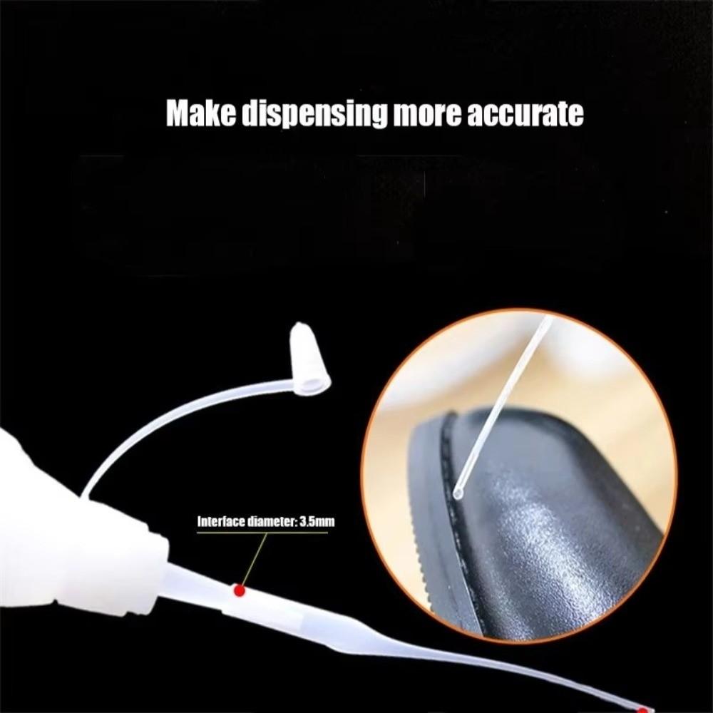 100Pcs Plastic Precision Applicator Dispensing Micro-Tips Glue Dispensers Arts Crafts
