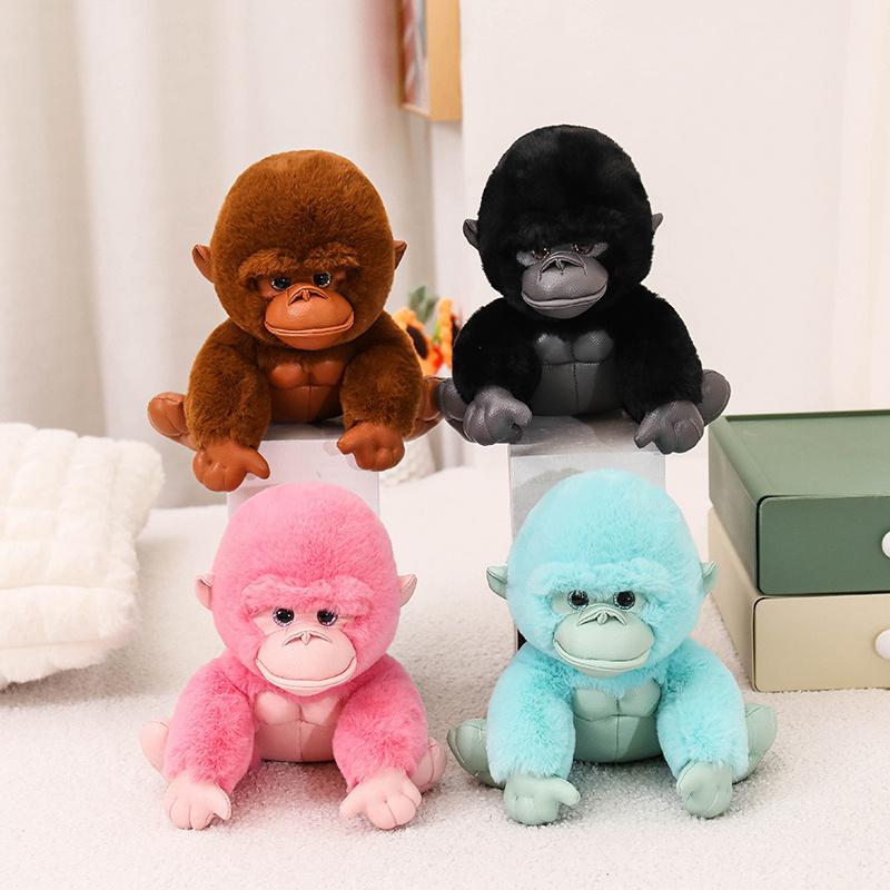 20/30CM Cartoon Simulation Anime Gorilla Spielzeug Hohe Qualität Kawaii King Kong Puppe Kinder Beruhigende Schlafpuppe Feiertagsgeschenk