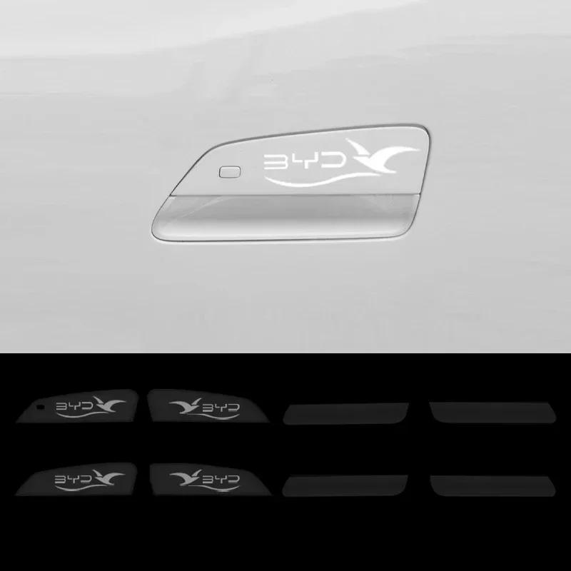 Car Door Bowl Sticker For BYD Seagull Clear Door Bowl Handle Protection Sticker Paint Surface Film Anti-scratch Car Accessories