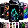 Pro Google Pixel 9 Pro XL Módní skleněné pouzdro Pixel9 Pevný PC Tvrzené sklo Zadní kryt telefonu Pro Google Pixel 9a Nárazuvzdorná pouzdra