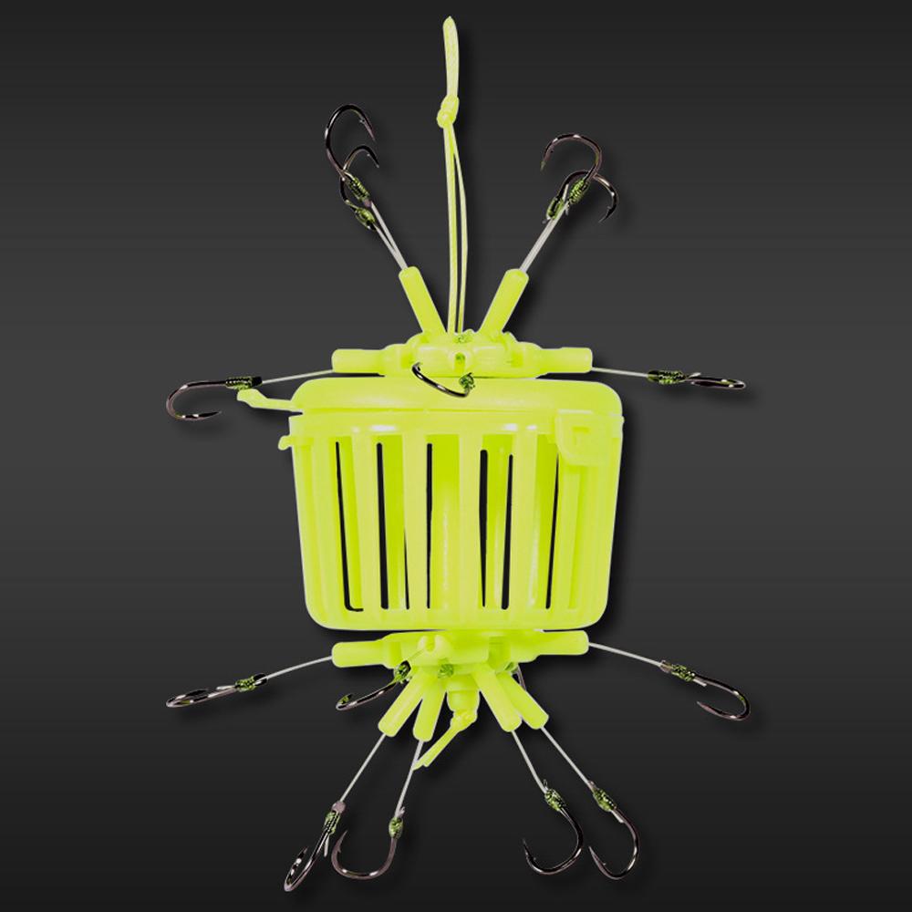 New Anti-Hanging Water Bottom Explosion String Hook with Barbed Sharp Fish Hook Carp Fishing Tackle Hedgehog 90 Degree Adjust