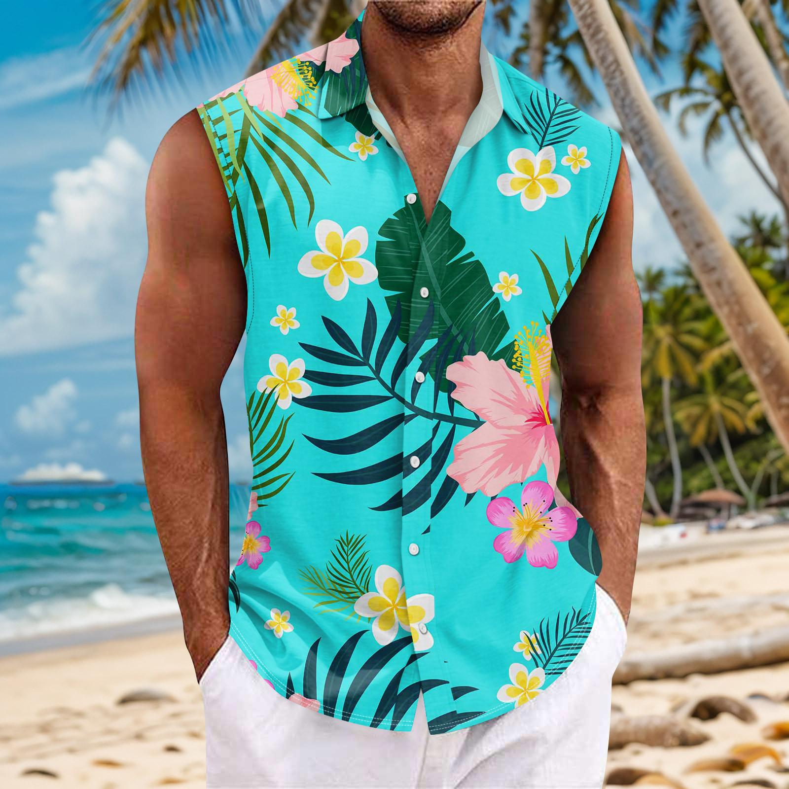 

Мужская летняя пляжная майка для серфинга, повседневный топ без рукавов, свободная майка XXL циан