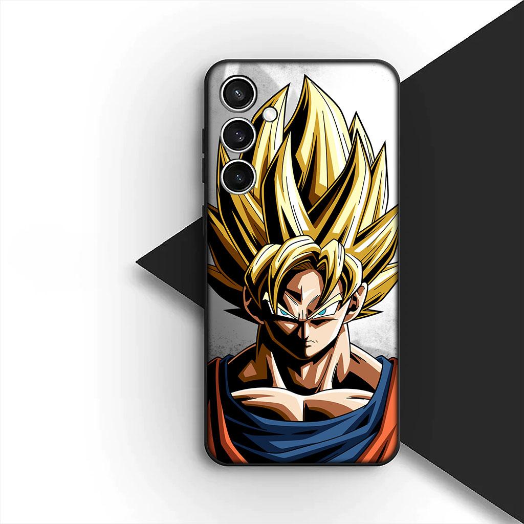 Cover for Samsung Galaxy S25 S24 S23 FE Ultra Plus S7 Edge S25+ S23+ A56 5G Case Dragons Gokus Balls DragonBalls Vegeta Super