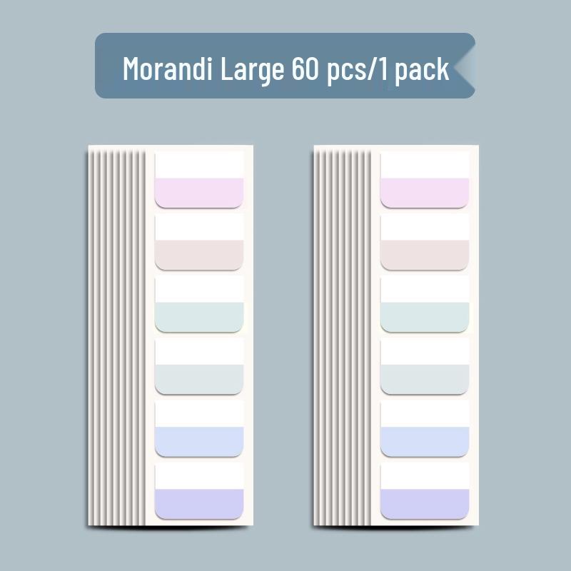 Colorful Transparent Writable Index Tabs and Memo Stickers for Students