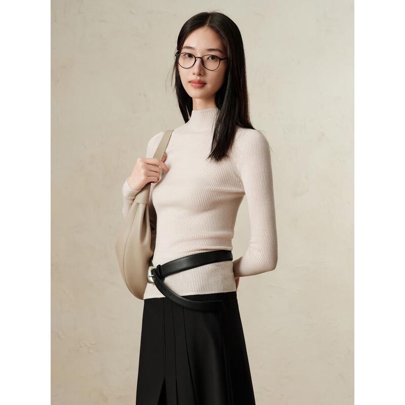 Women's 2024 Winter Machine Washable Wool Knit Top