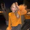 2025 Autumn/Winter Women’s Fashion Long Sleeve Fur Splice Knitted Cardigan