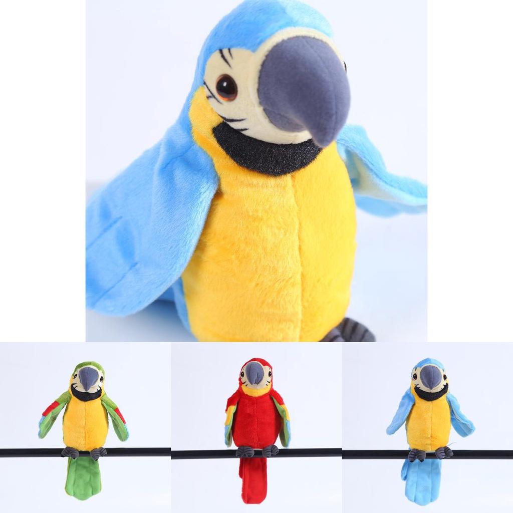 Premium Electronic Pets Talking Parrot Plush Toy For Kids With Funny Sounds And Records