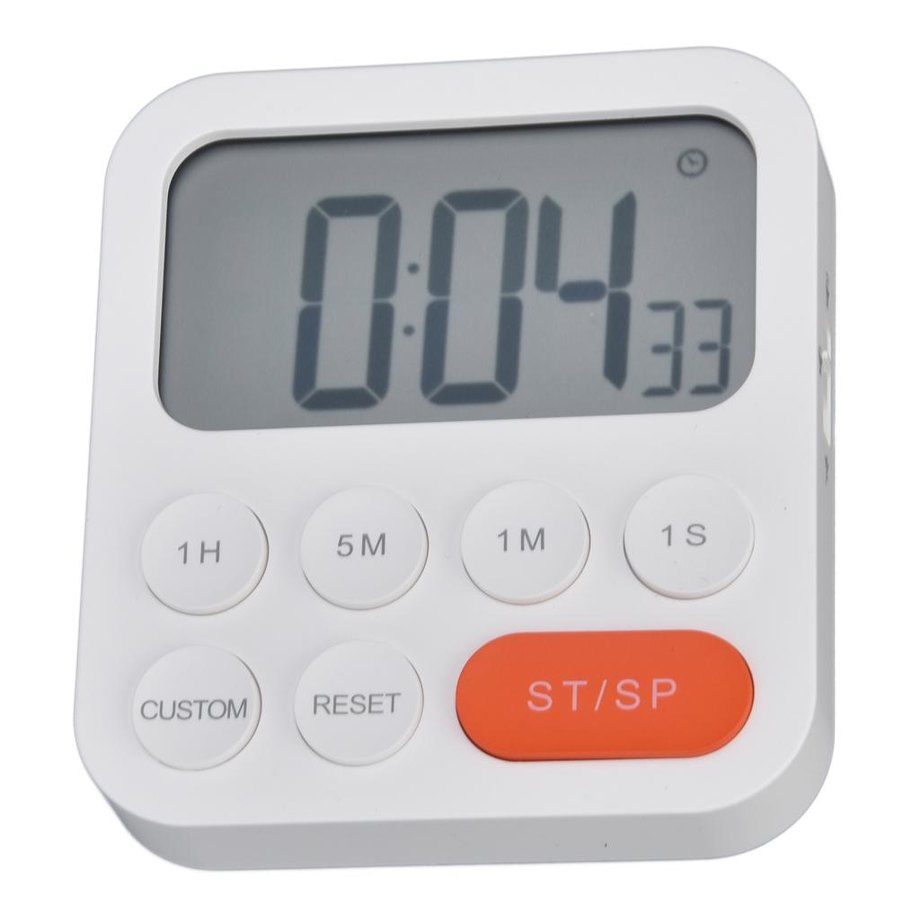 Digital Kitchen Timer 3 Gear Adjustable Magnetic Countdown Timer Cooking Study Timer for Bedroom