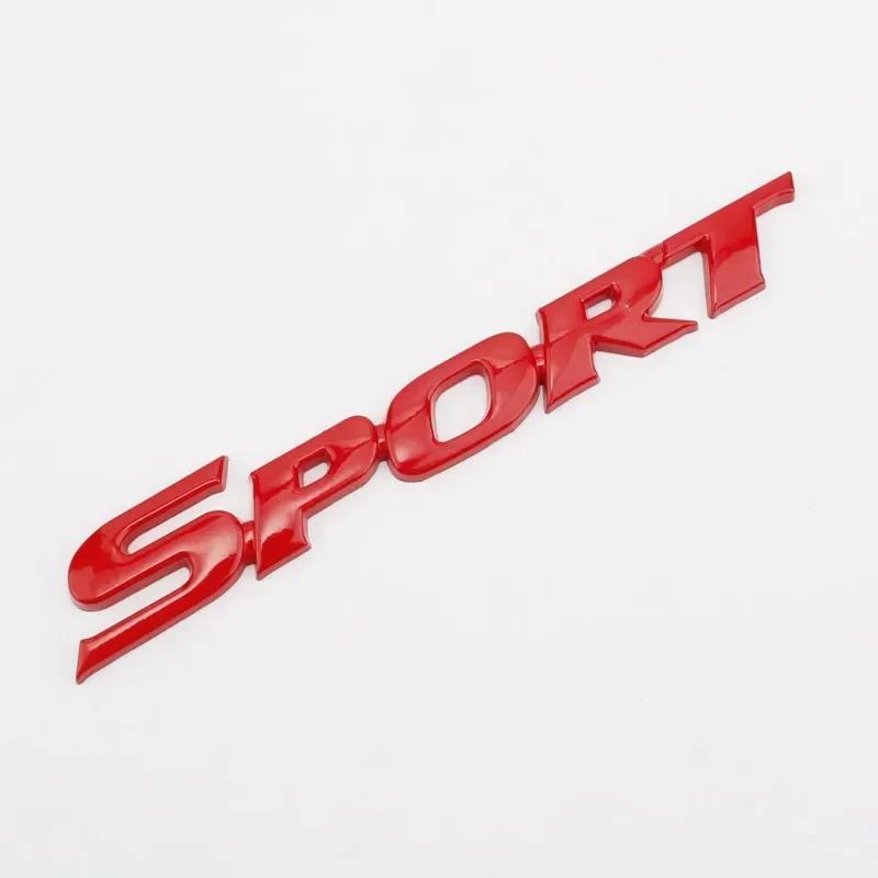 3D Metalen SPORT Logo Spatbord Embleem Achterklep Badge Sticker Decals voor Toyota Highlander Yaris Corolla Camry CHR Auto Accessoires