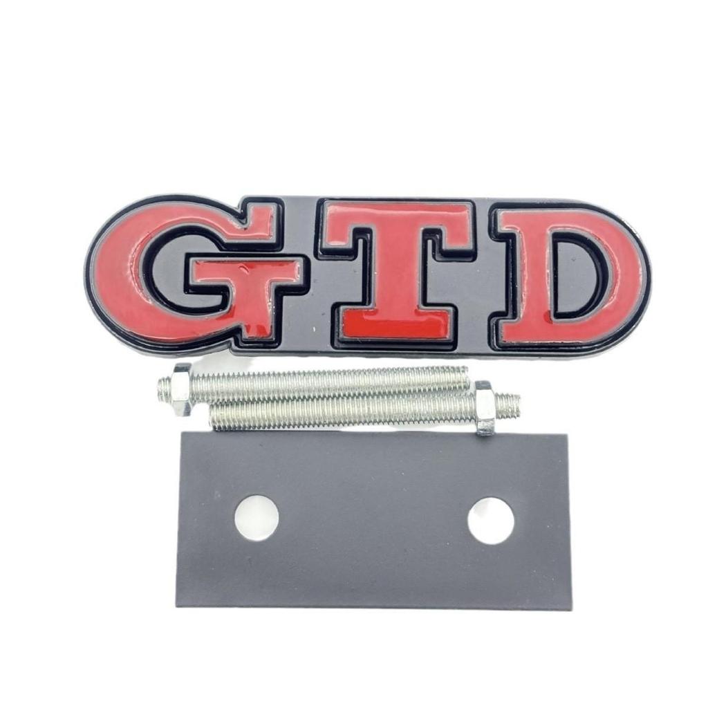 Volkswagen GTD Front Grille Emblem - Modified Car Badge