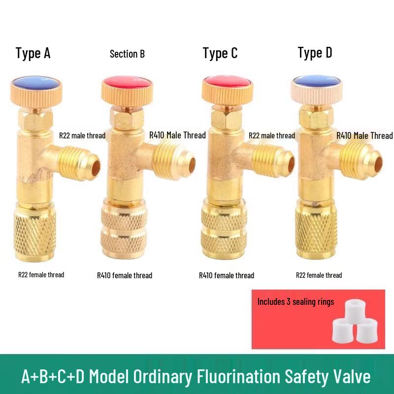 AC Refrigerant Charging Valve Kit