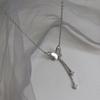 Full Body Shell Butterfly Necklace, Minimalist and Niche Design, Elegant and High-end Collarbone Chain, Korean Version