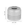 1Pc Shaving   Stand Base Man S Shave   Stand Aluminum Alloy   Holder     Base Shaving   Accessory Silver